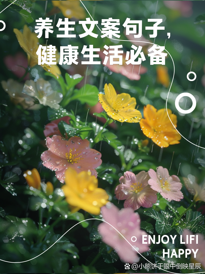养生文案句子，健康生活必备