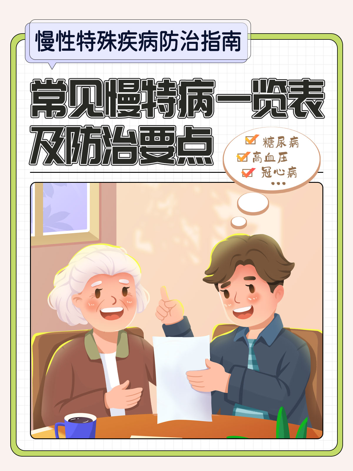 45种慢特病一览表及防治要点