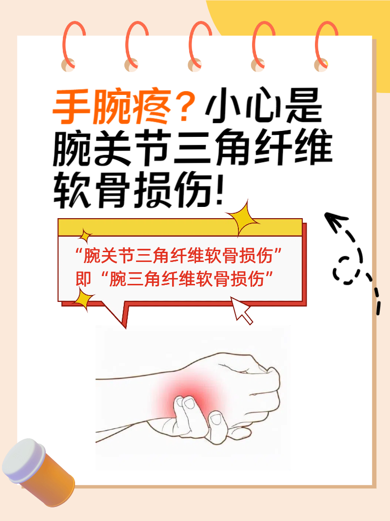 小心是腕关节三角纤维软骨损伤!
