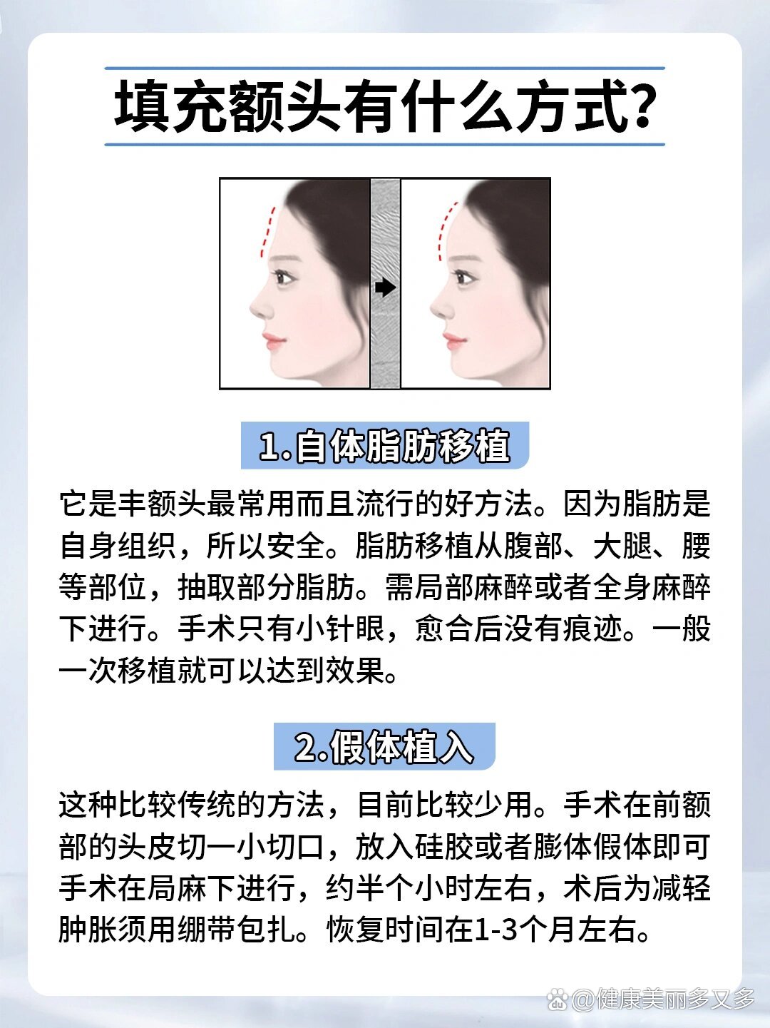 填充篇|78想要饱满的额头,该怎么选?