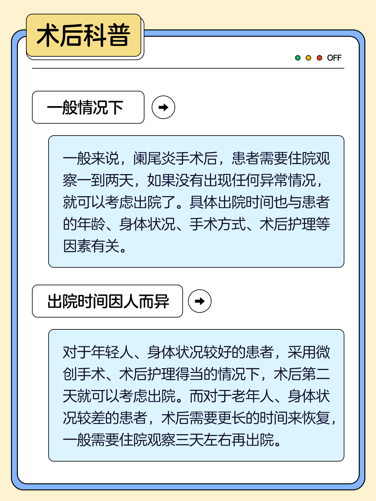 阑尾炎手术后注意事项图片