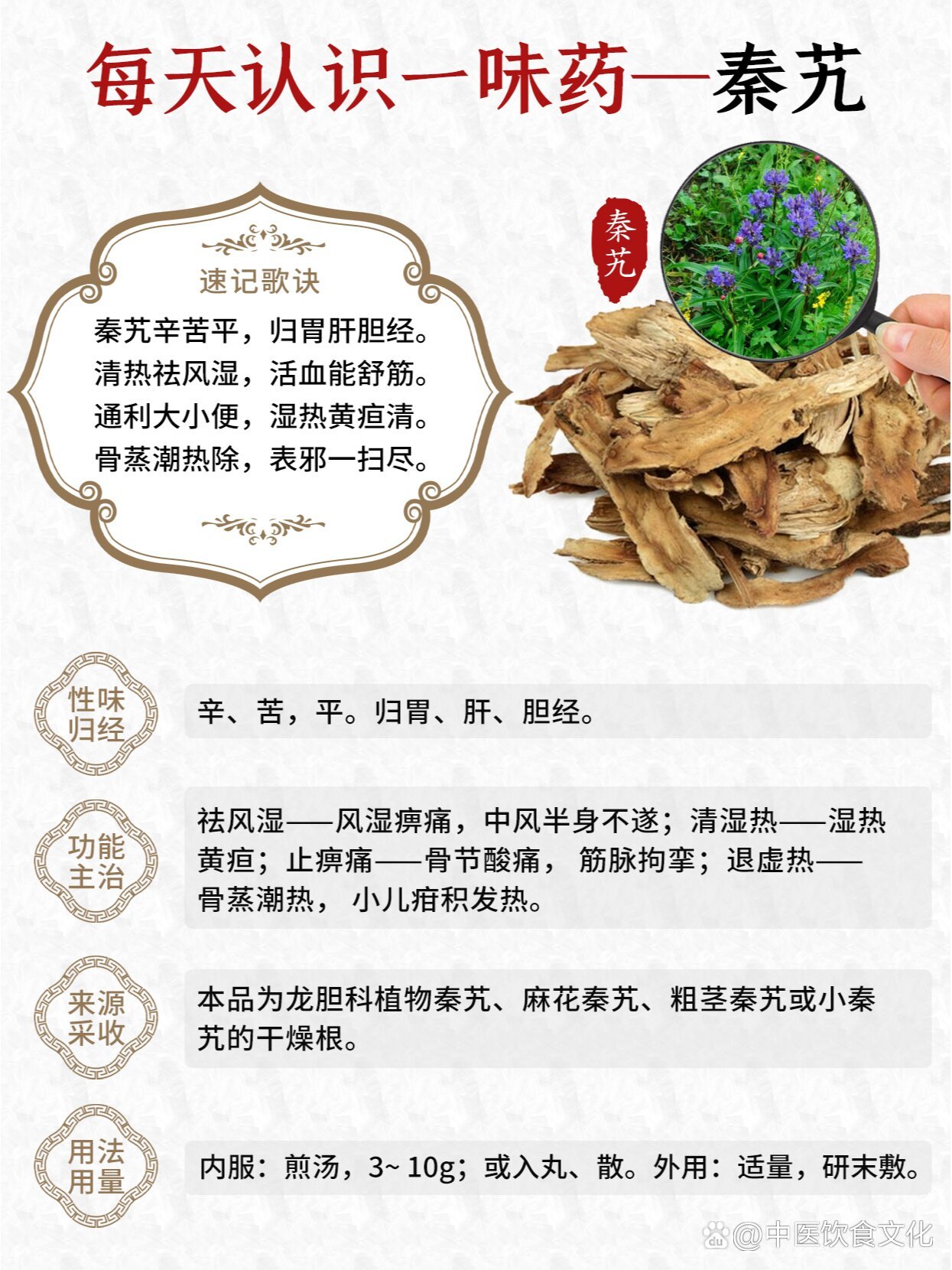 防风秦艽汤方解图片