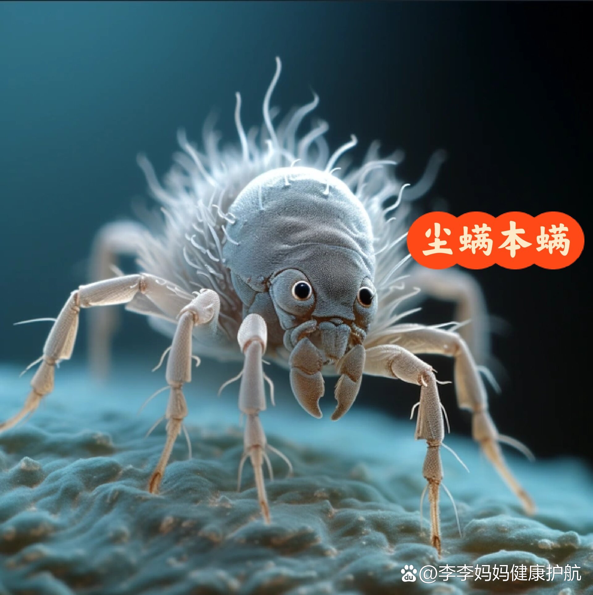 原来螨虫长这样.真吓人