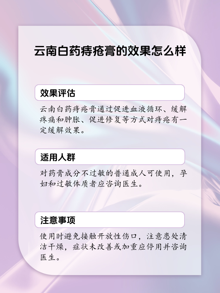 揭秘:云南白药痔疮膏的真实效果