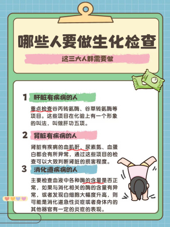 血生化检查项目,这些你都知道吗?