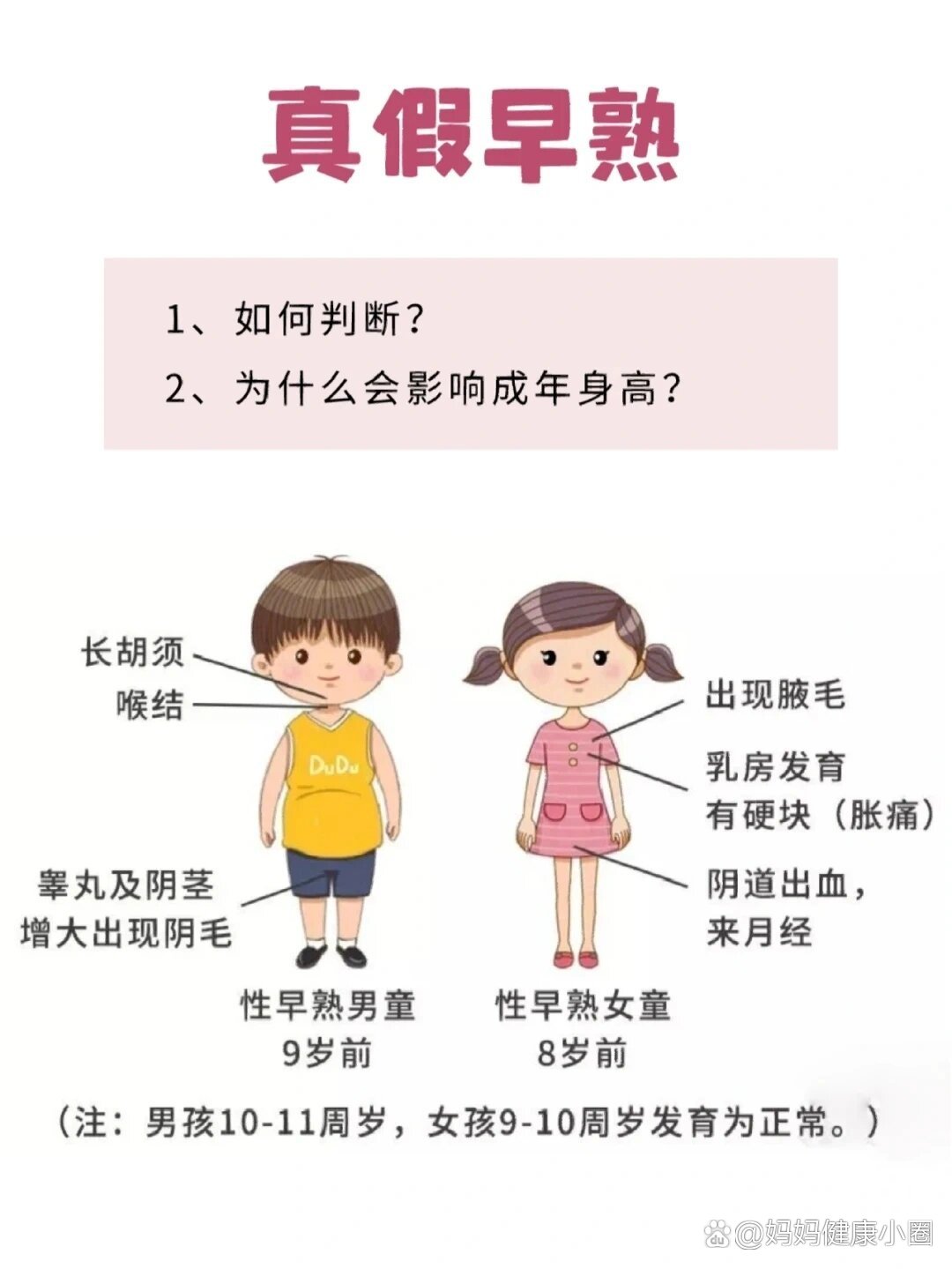 女孩为什么会性早熟图片