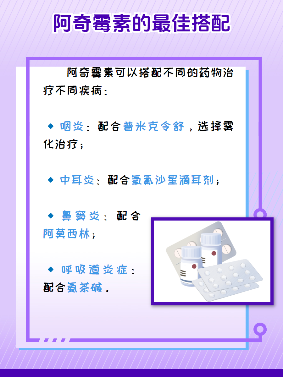 阿奇霉素和它配,效率极高