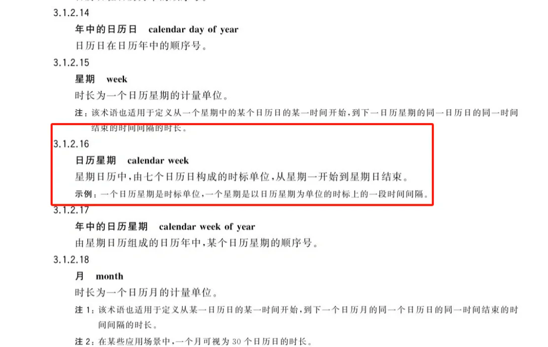 一周的第一天到底是周一还是周日？