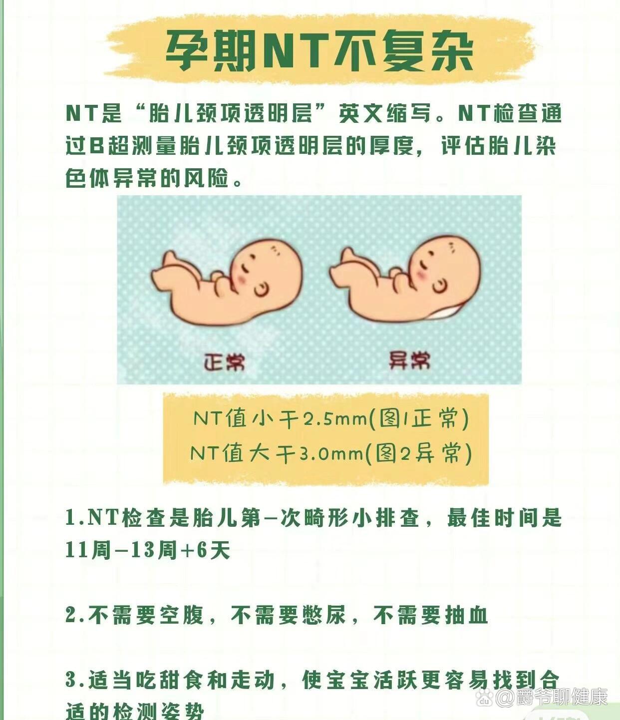 nt值对照表图片