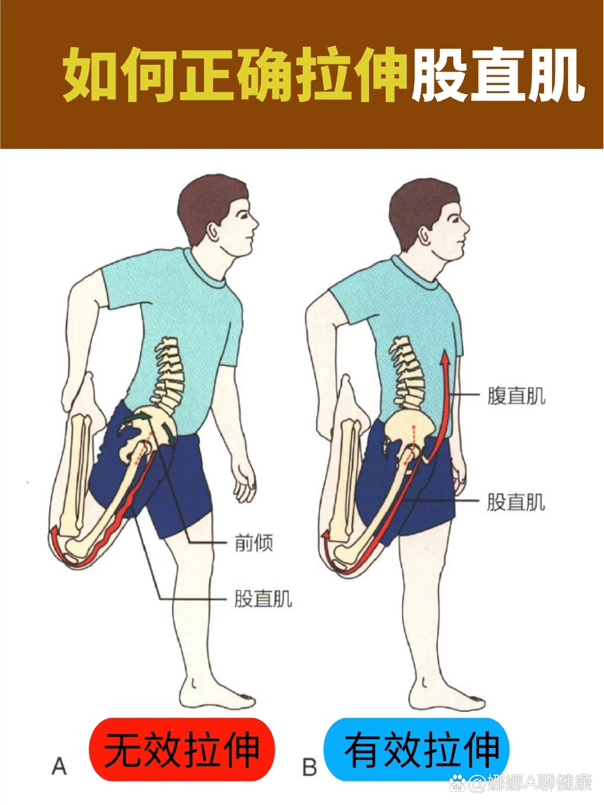 拉伸腿的动作图片