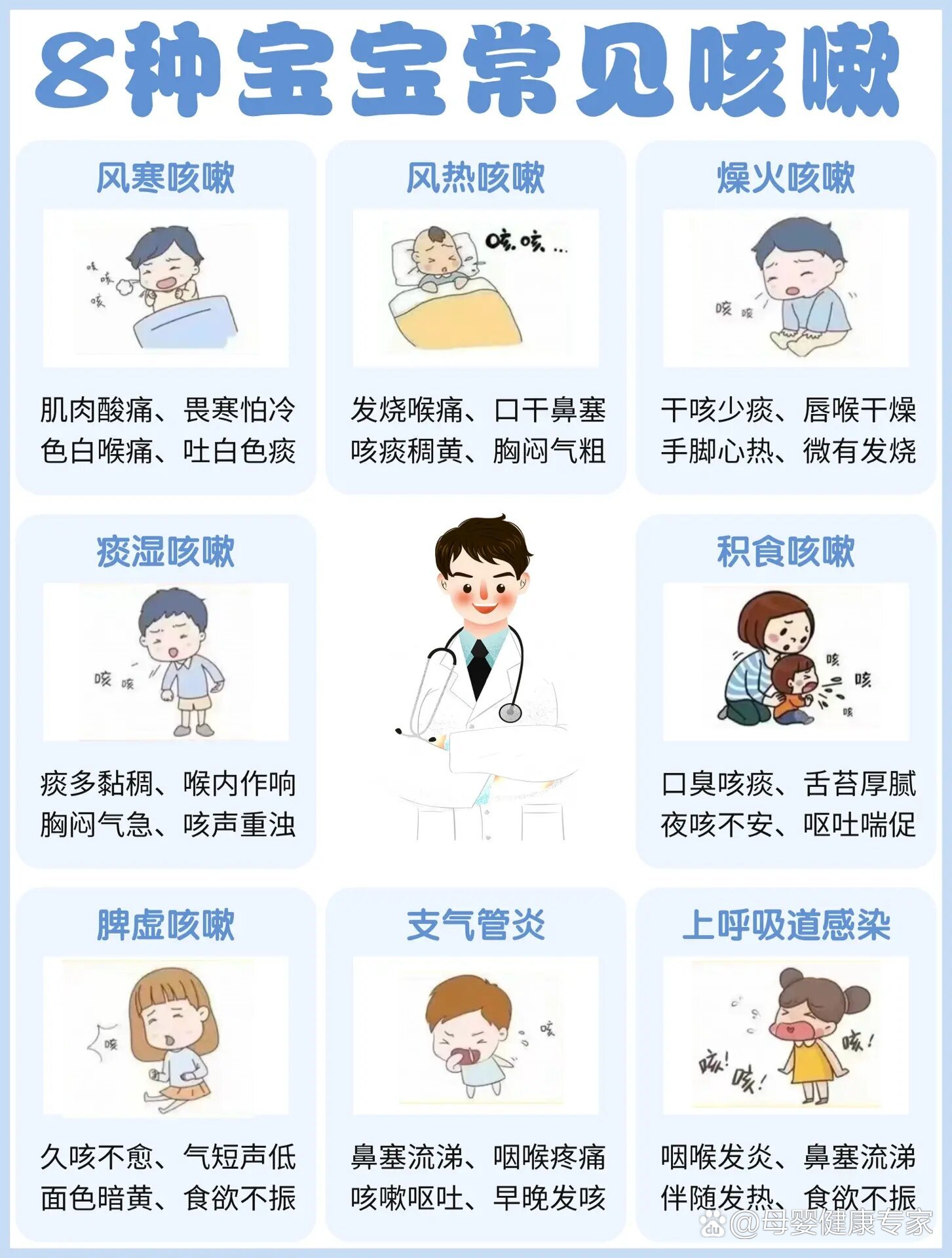 宝宝常见咳嗽及原因