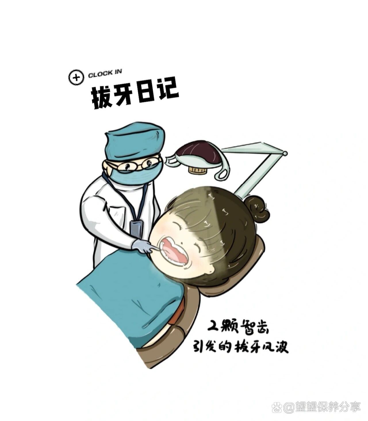 第二次拔智齿的第五天