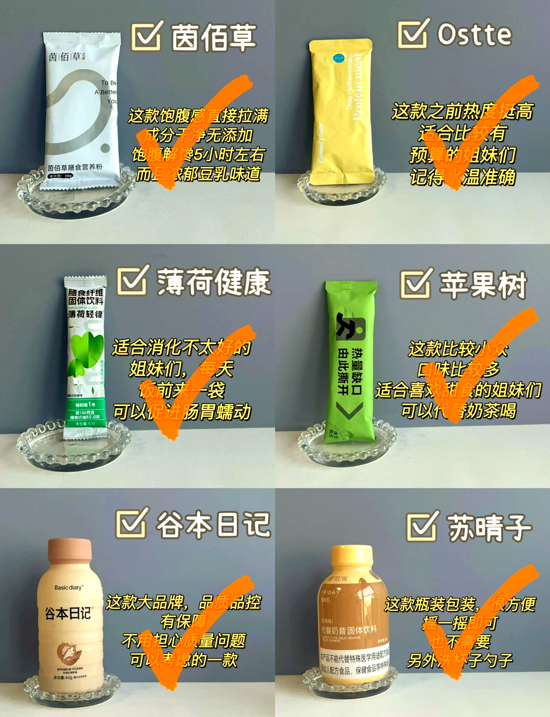 4款热门代餐粉测评，减肥党必看！