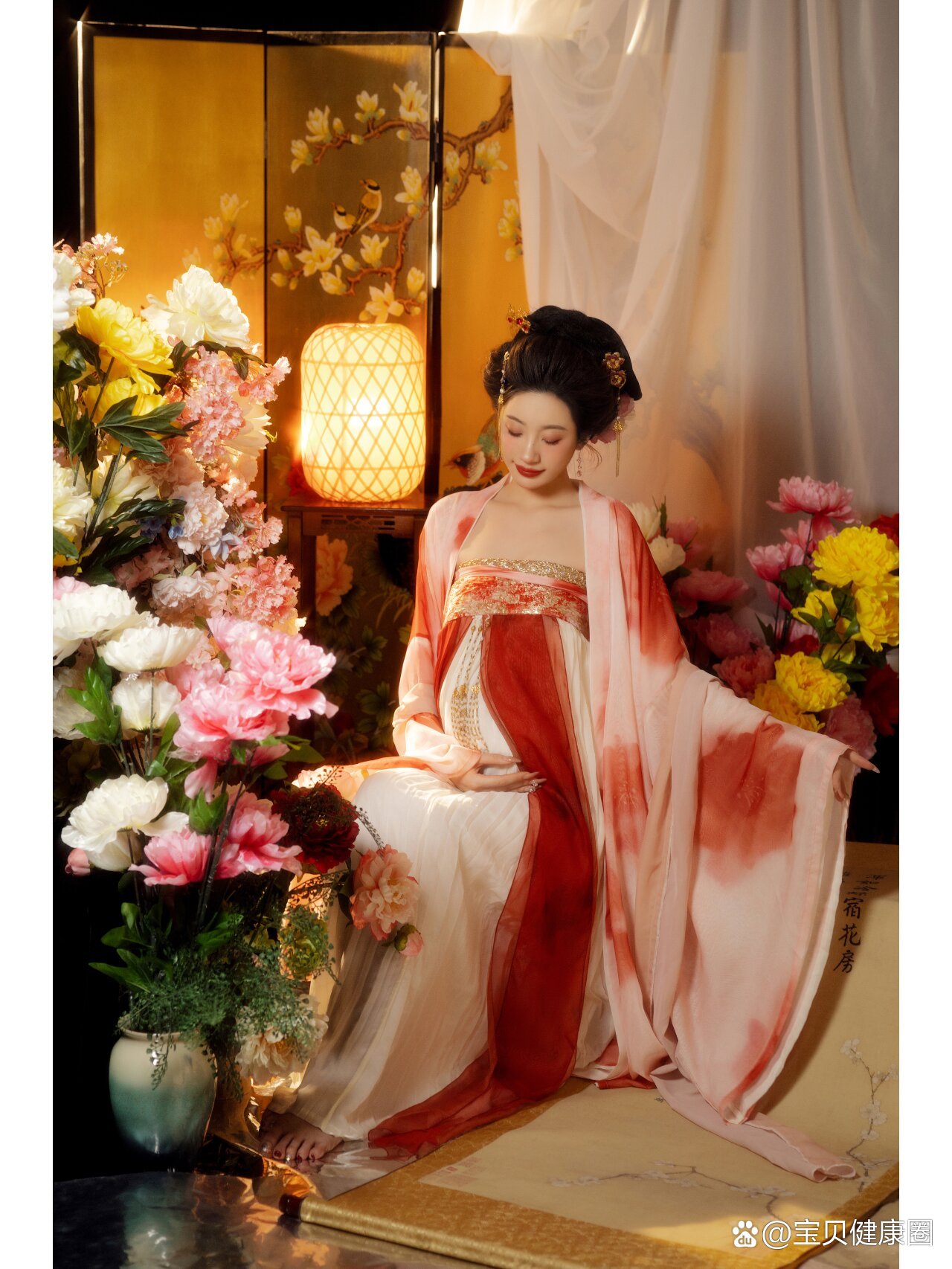 96温柔又贵气的孕妈妈谁不爱71唐风孕妇照