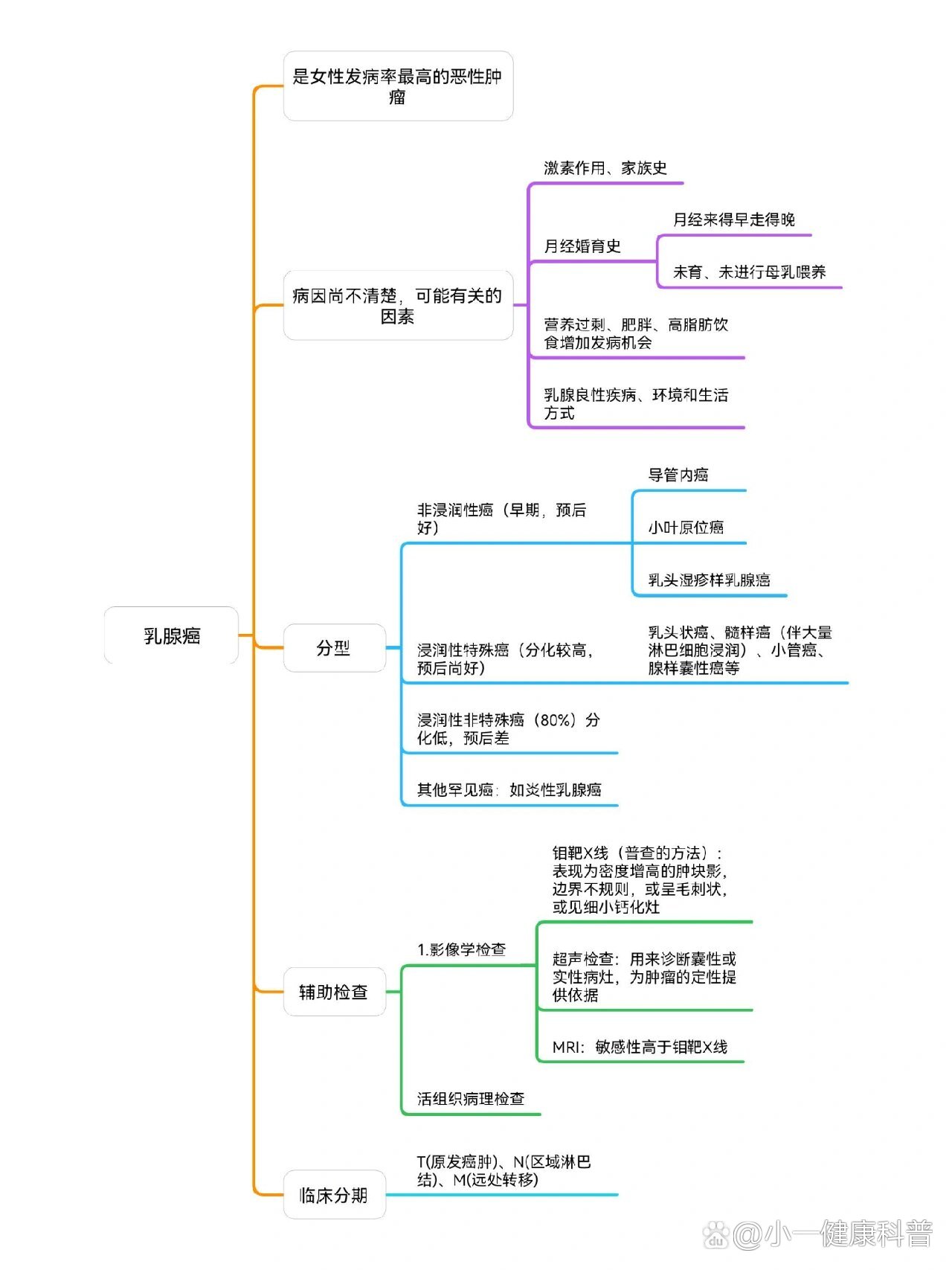 病理学肿瘤思维导图图片