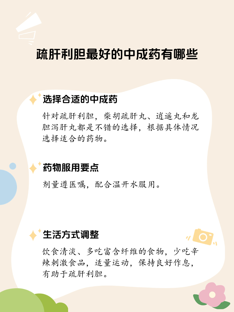 揭秘:疏肝利胆的中成药选择