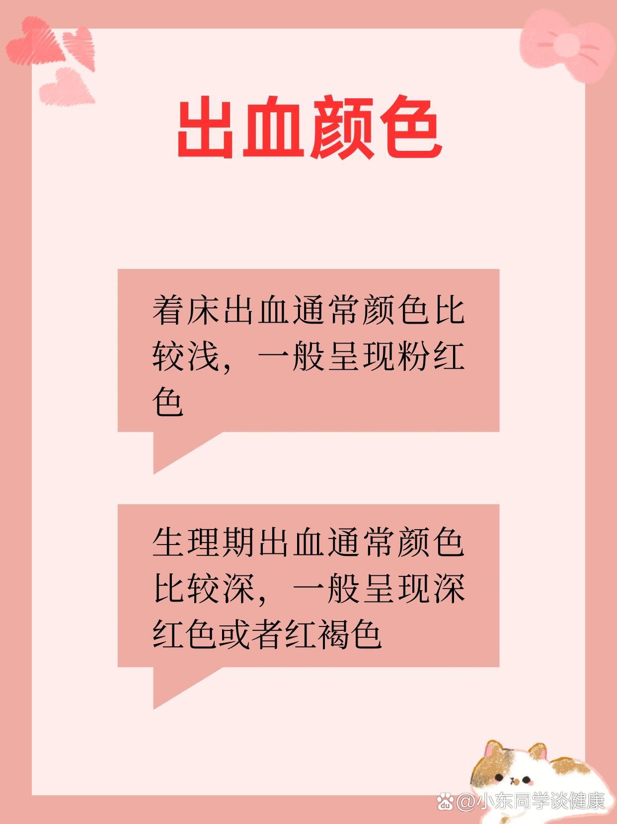 接姨妈||教你认识什么是着床出血和经期出血