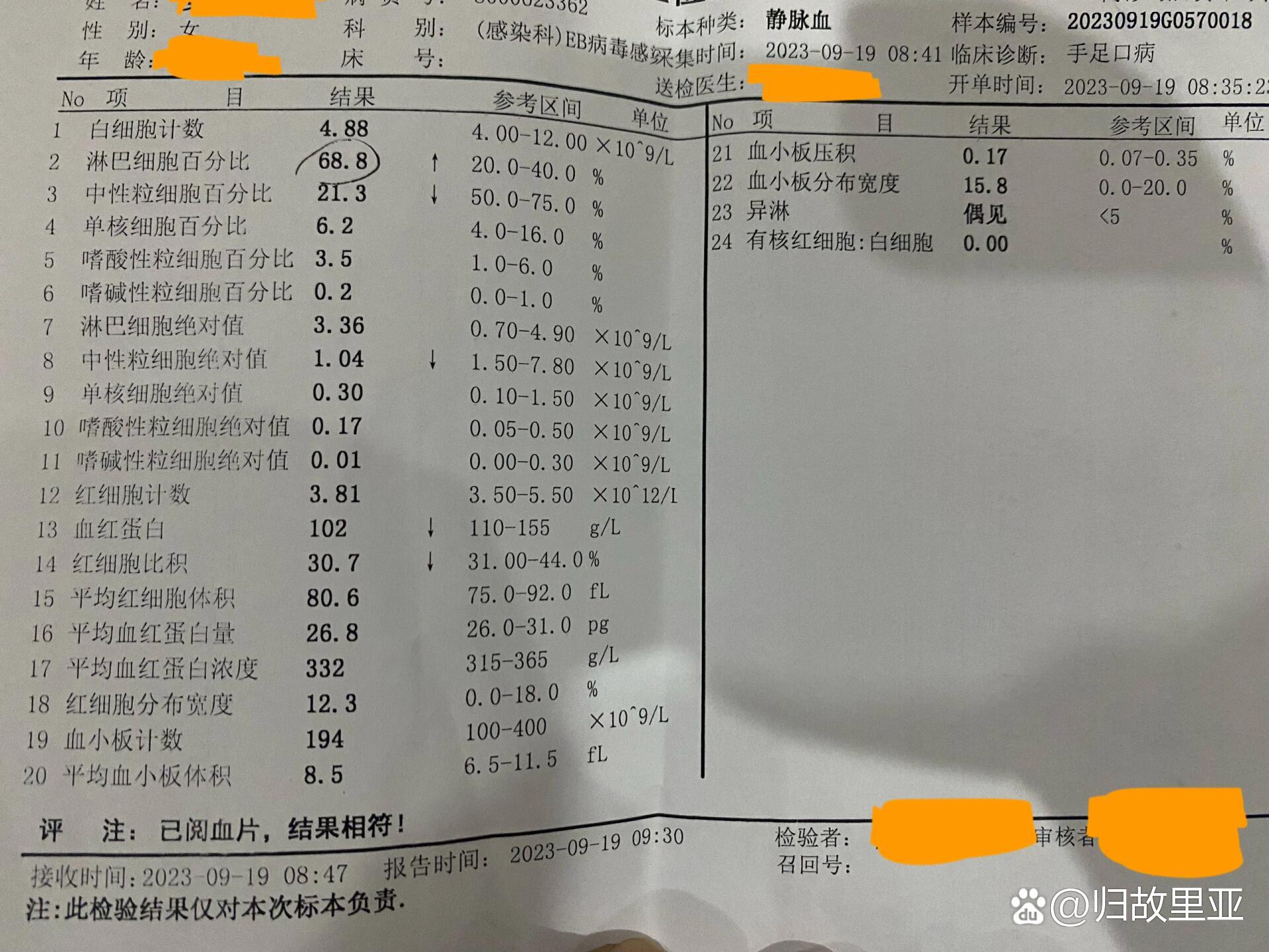 eb病毒|医生要求回家自愈|但一直低烧迟迟不