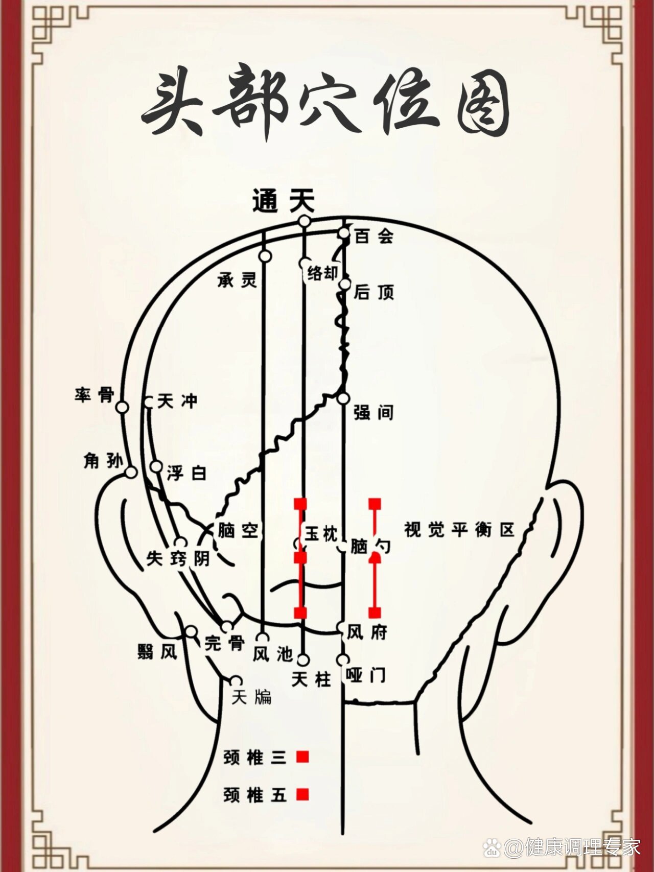 头部穴位图