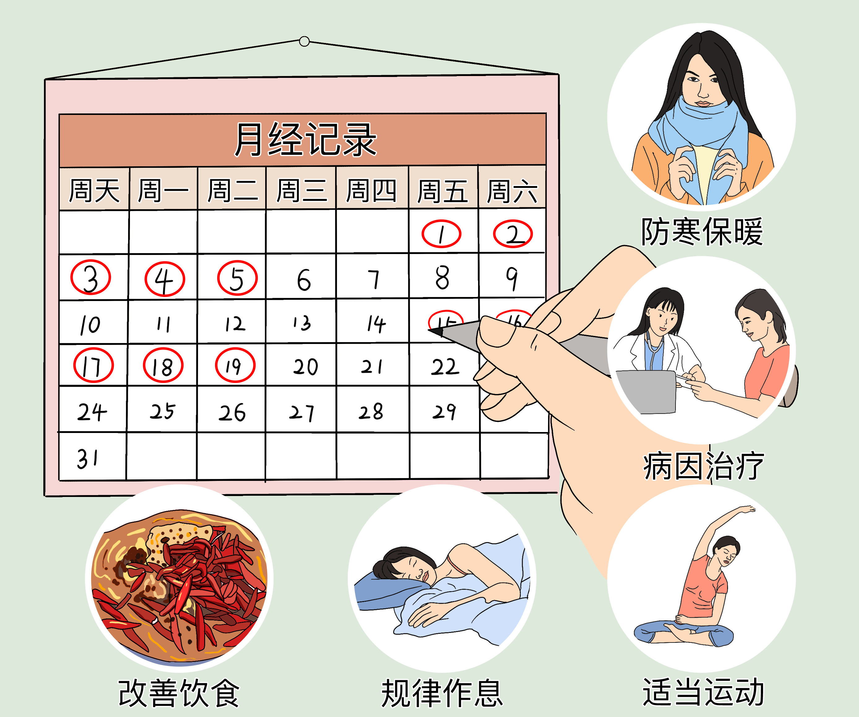 月经周期短怎么调理