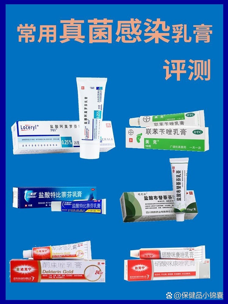 六大治真菌乳膏测评大pk