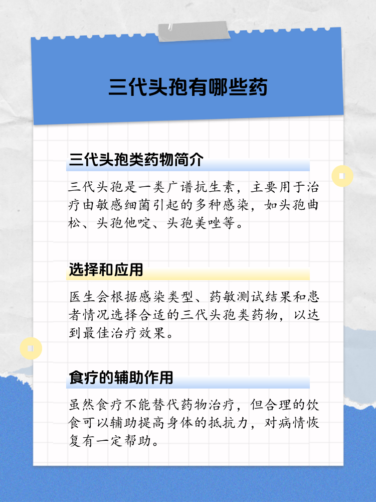 了解三代头孢:种类与应用