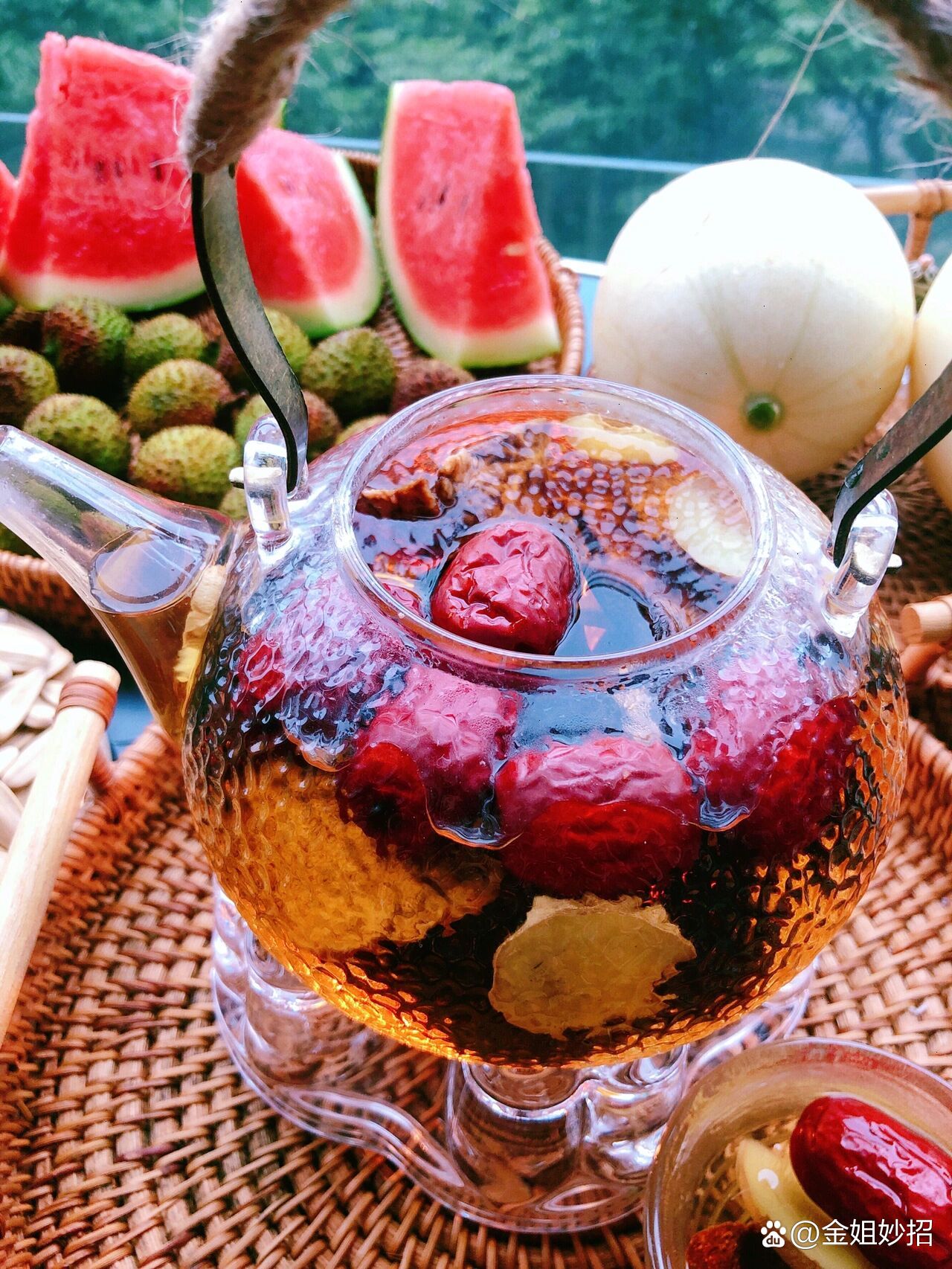 姜枣陈皮茶:驱寒祛湿