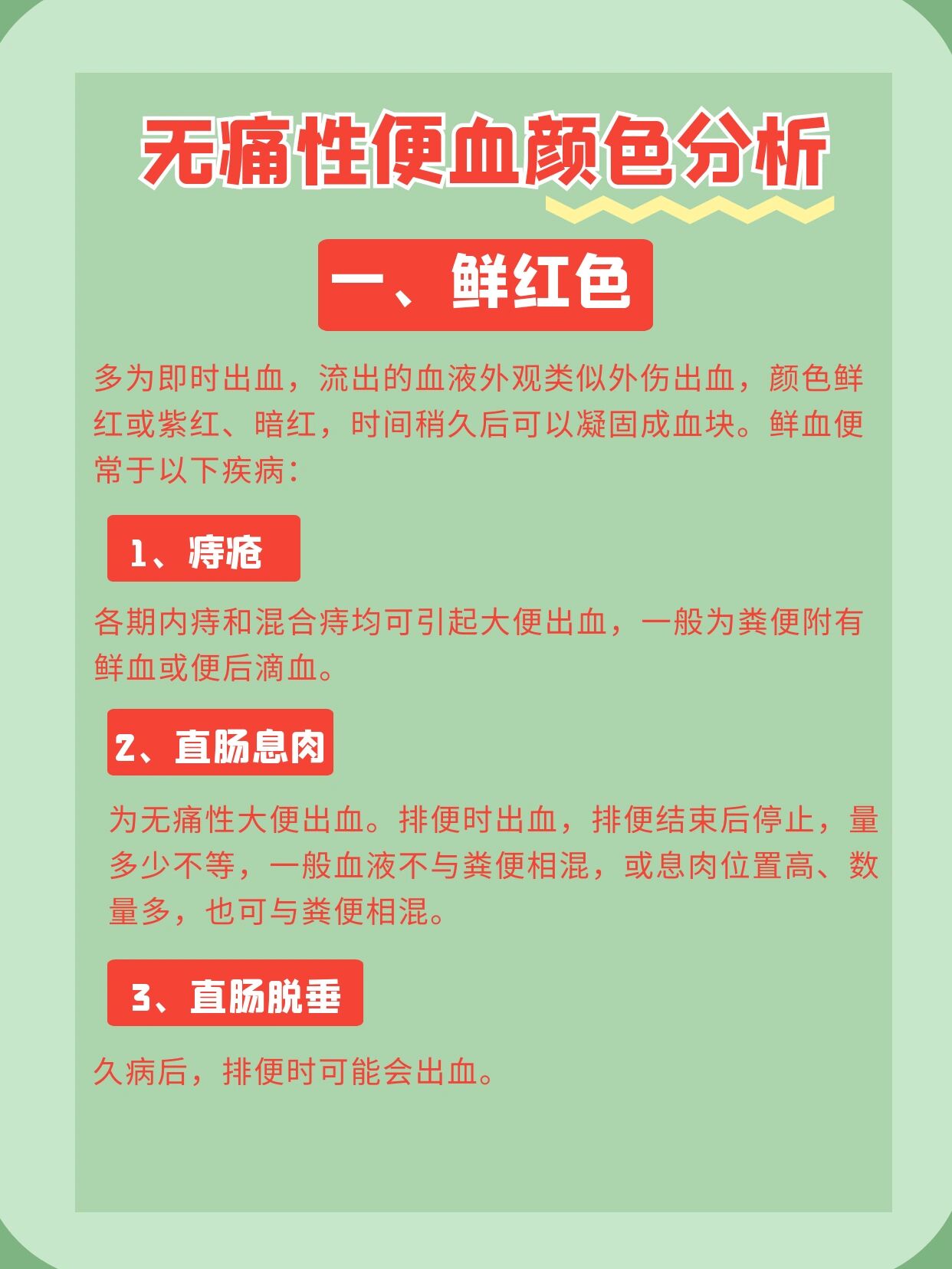 无痛便血会自愈吗