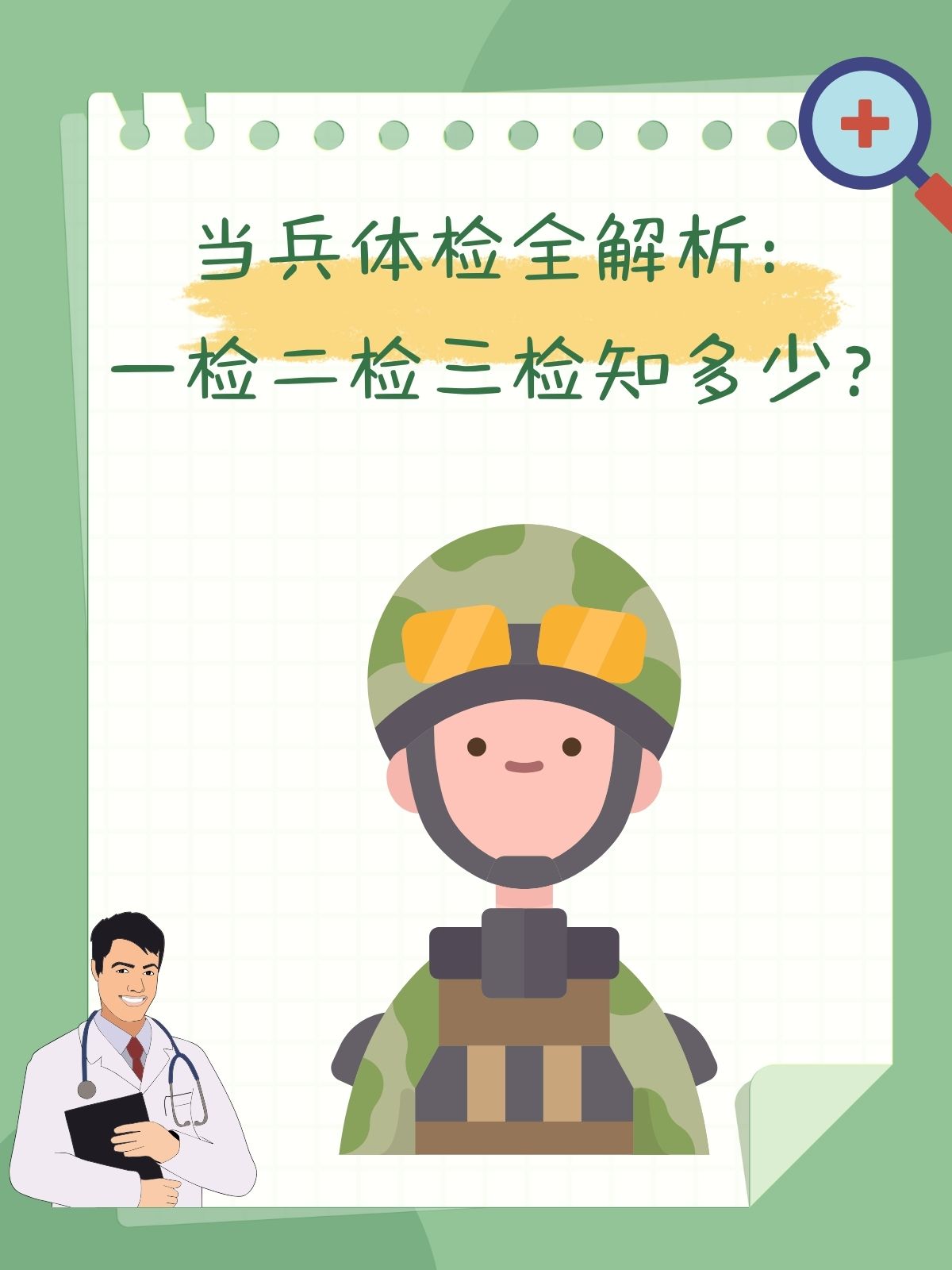 当兵体检全解析:一检二检三检知多少?