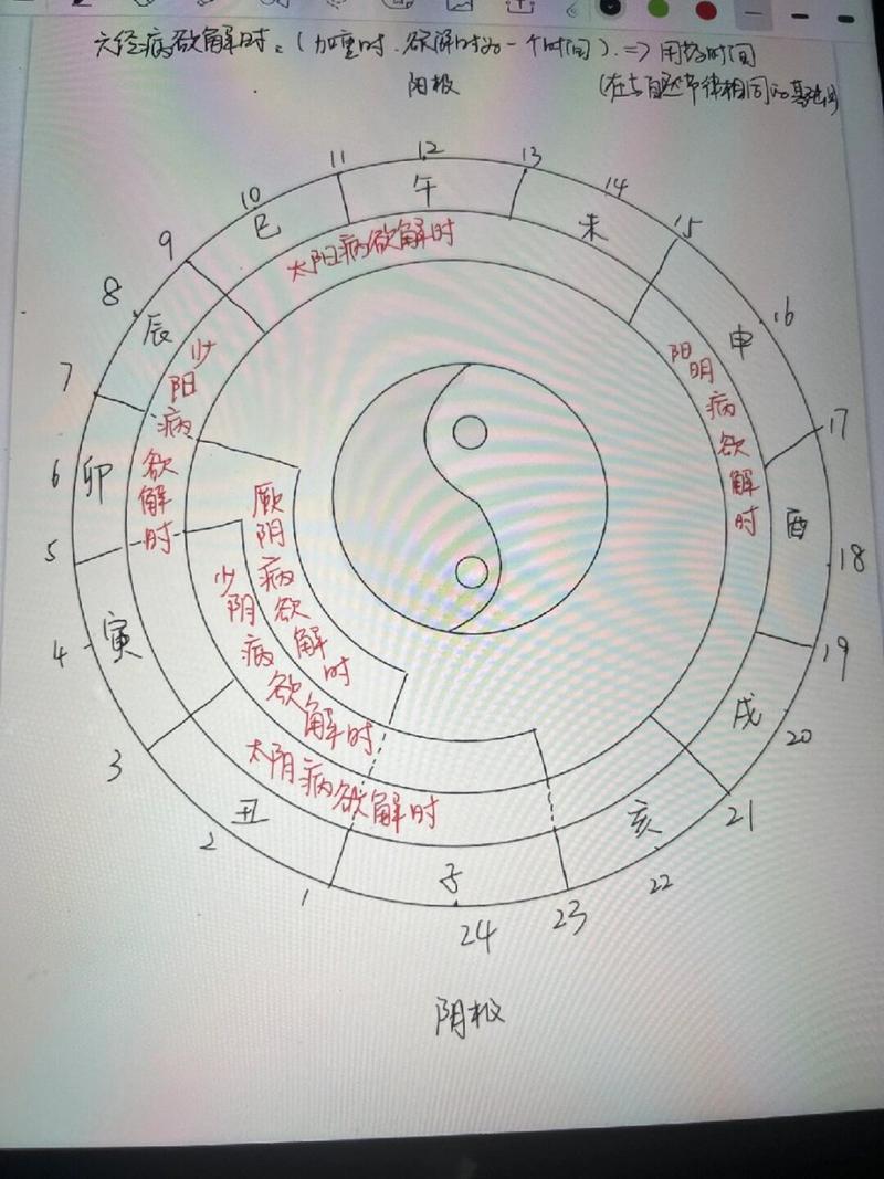 六经病欲解时图解