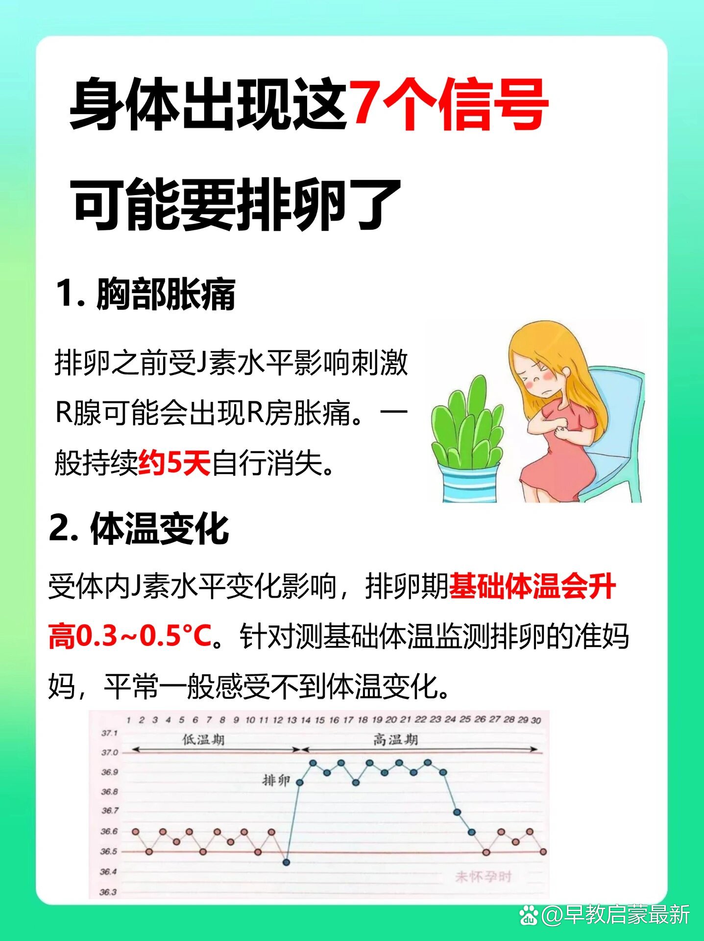 排卵期有什么症状图片