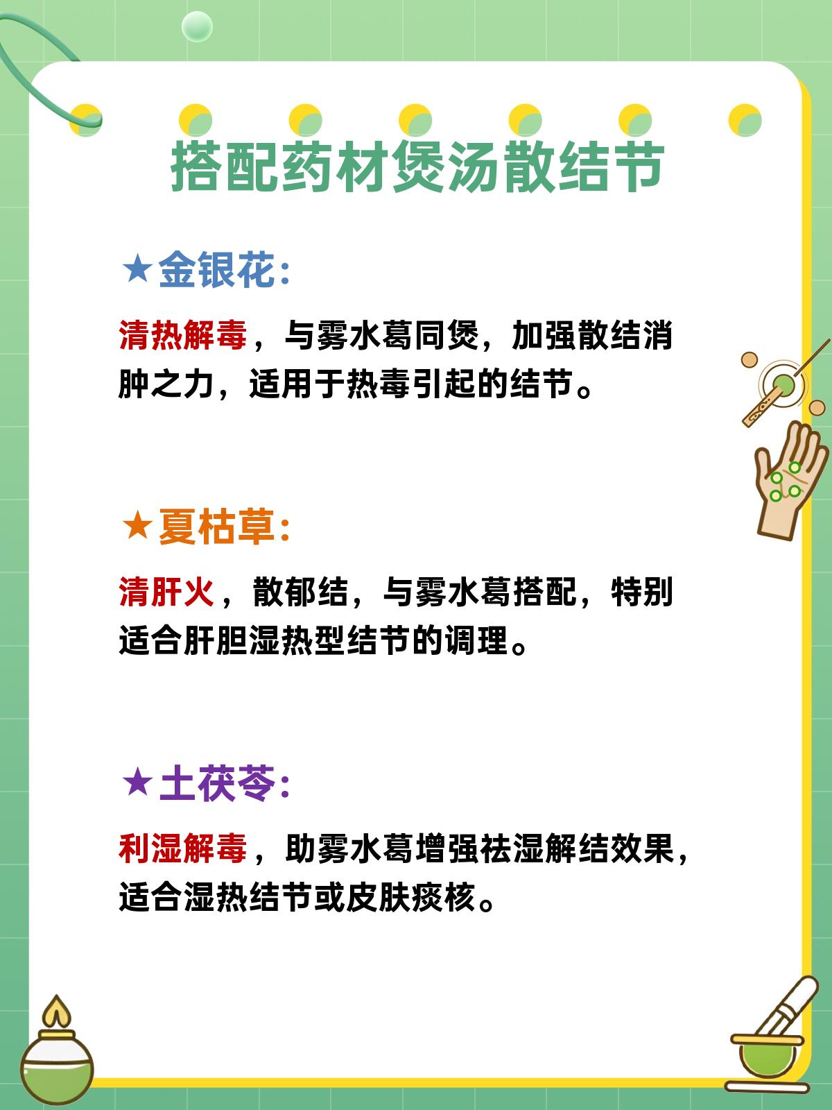 雾水葛与煲汤:轻松解决结节困扰