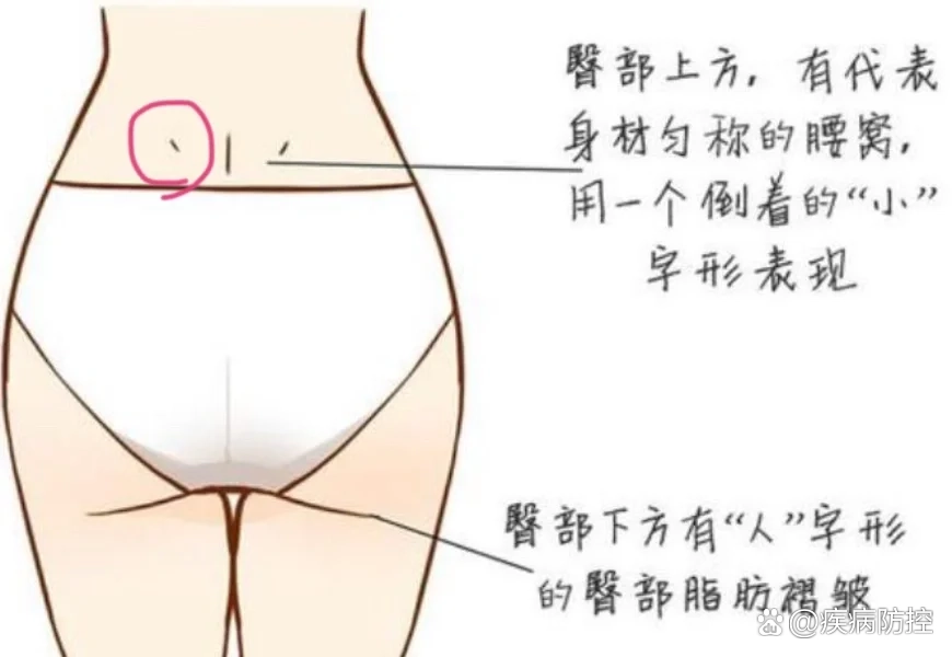 女性腰尾部骨头凸起图片