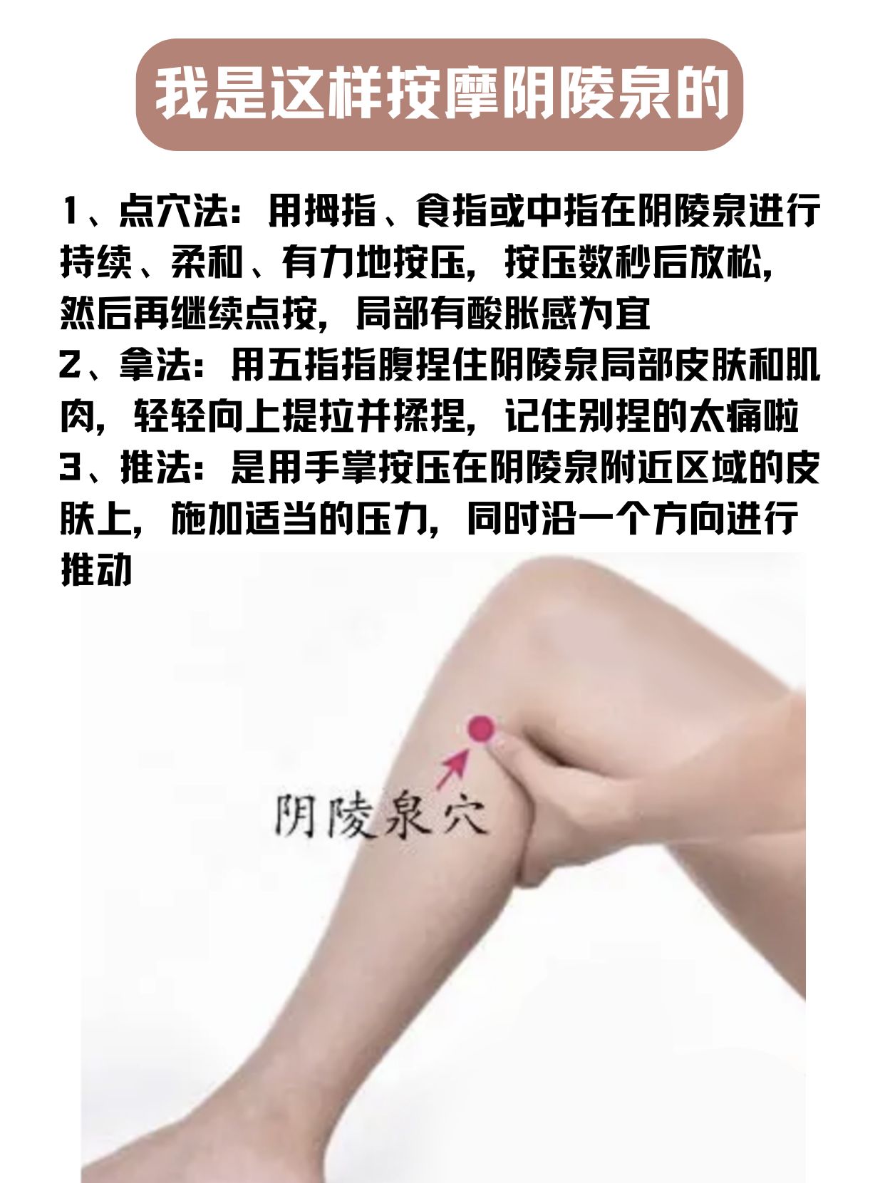 女人阴陵泉很痛图片