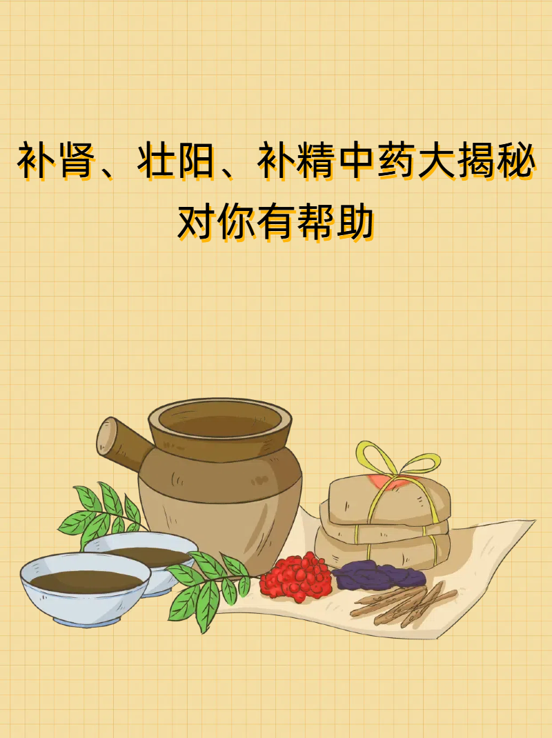 补肾,壮阳,补精中药大揭秘,对你有帮助