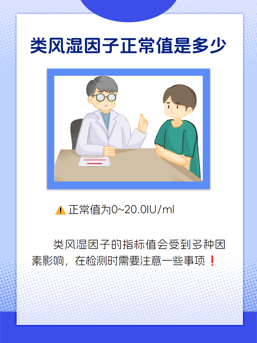 为你揭秘,类风湿因子正常值是多少