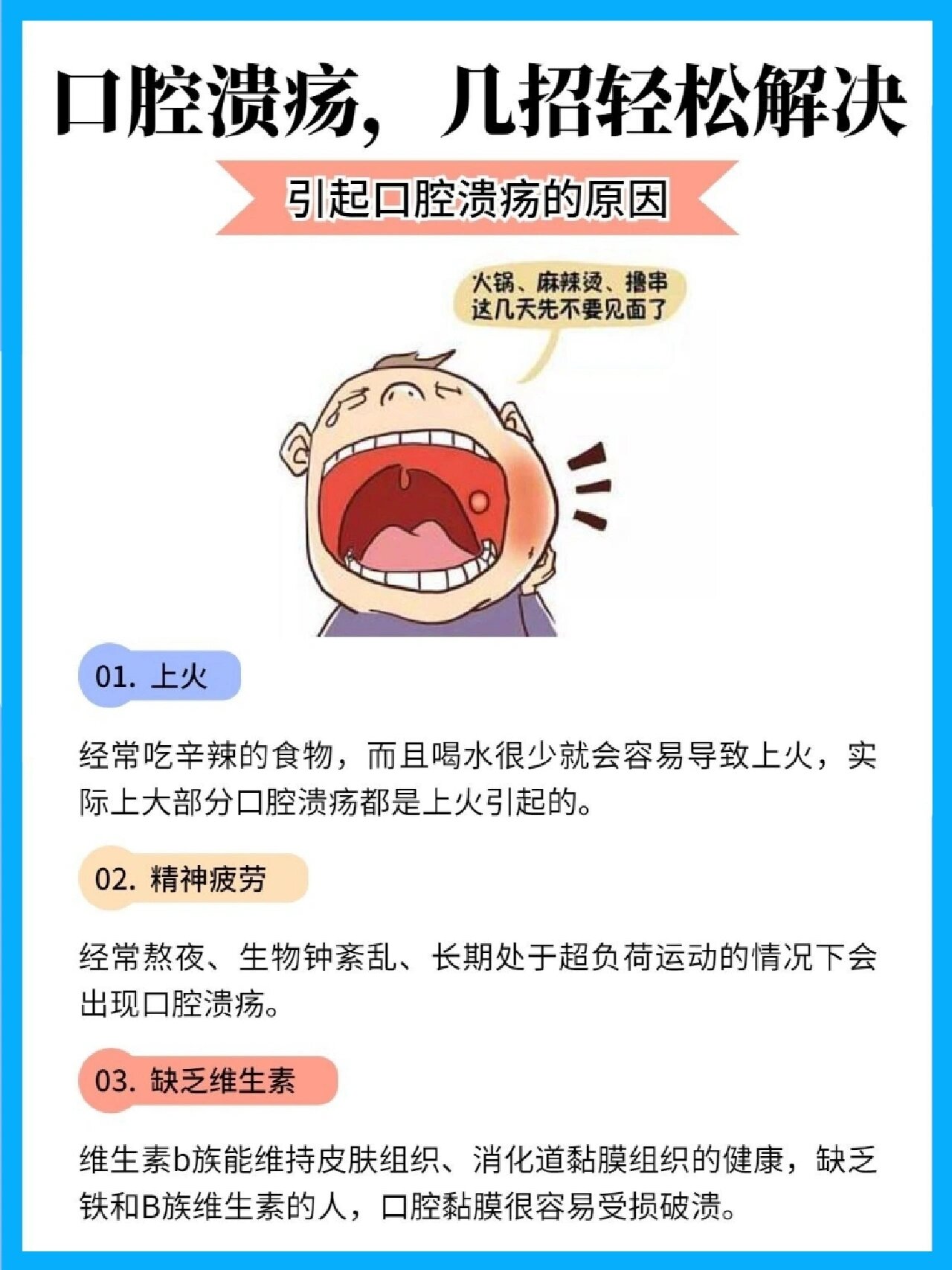 舌头溃疡是什么原因图片