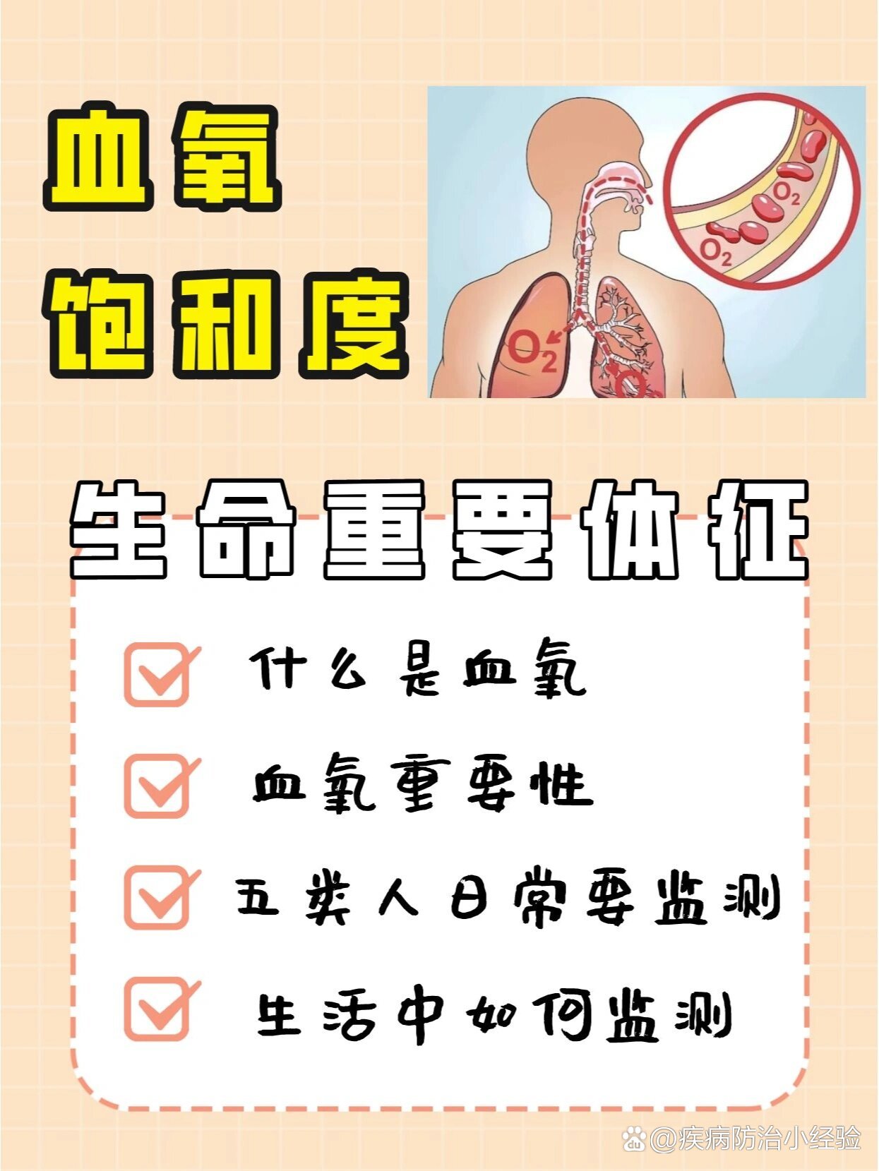 生命指标之一 br>60156015正常情况下,动脉血氧含量98%以上
