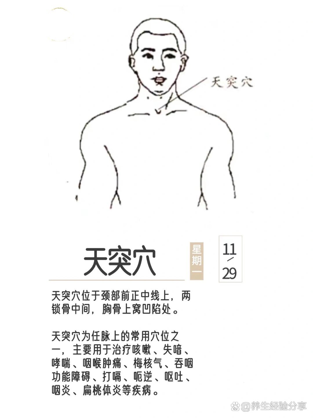 咽喉炎按摩方法图解图片