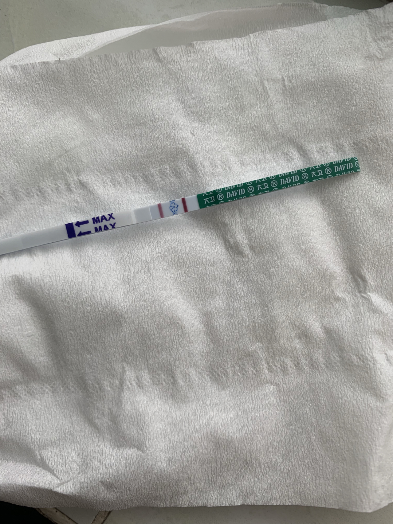 大卫试纸这样hcg有多少?