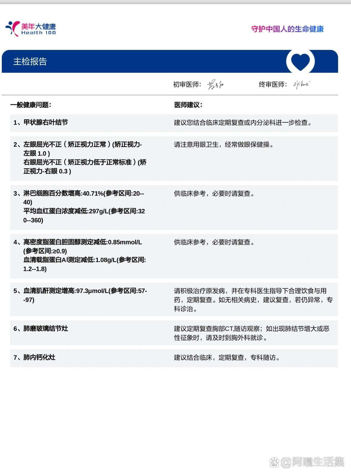 美年大健康体检结果真的准吗?