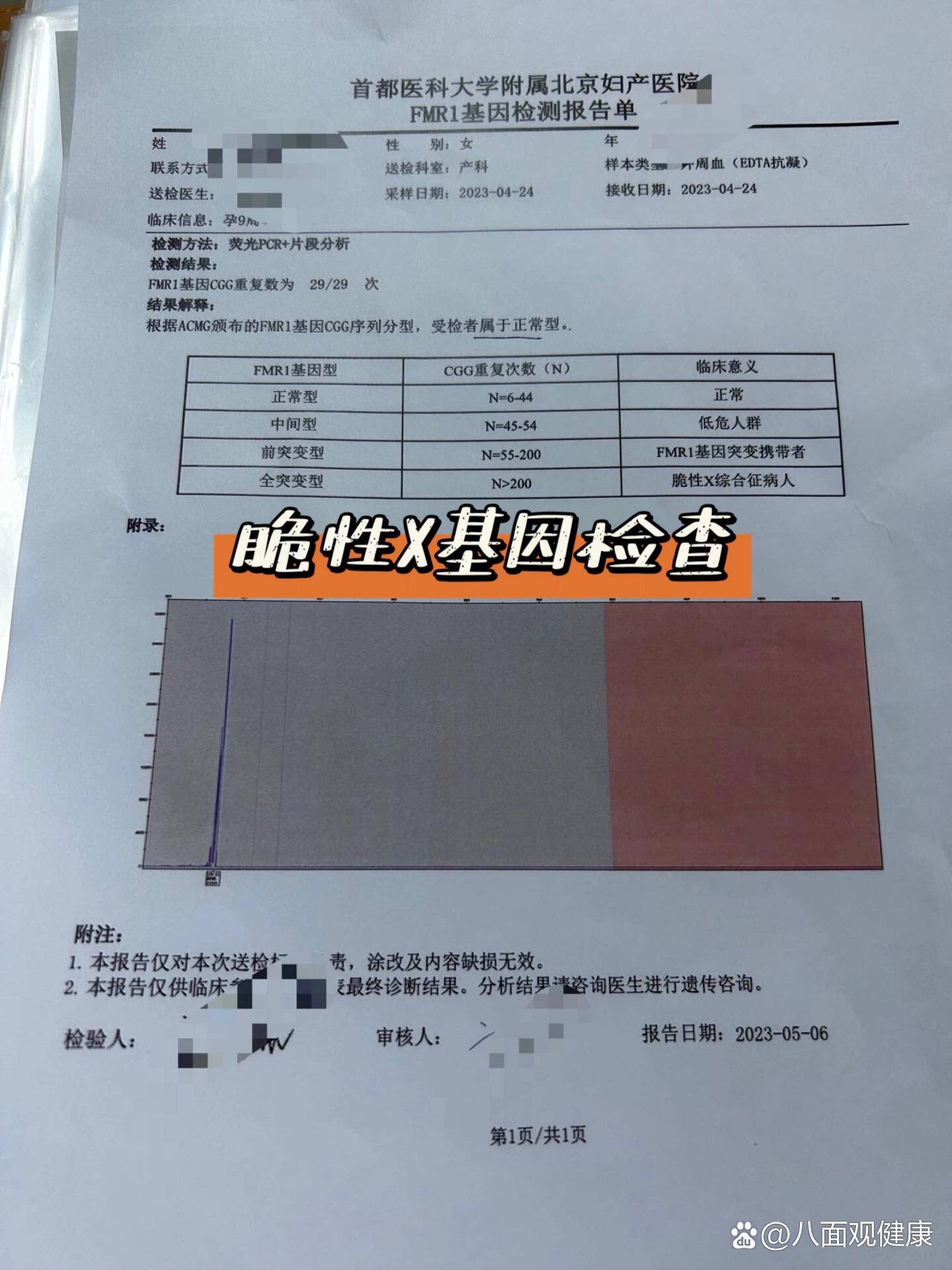 无创dna结果已出