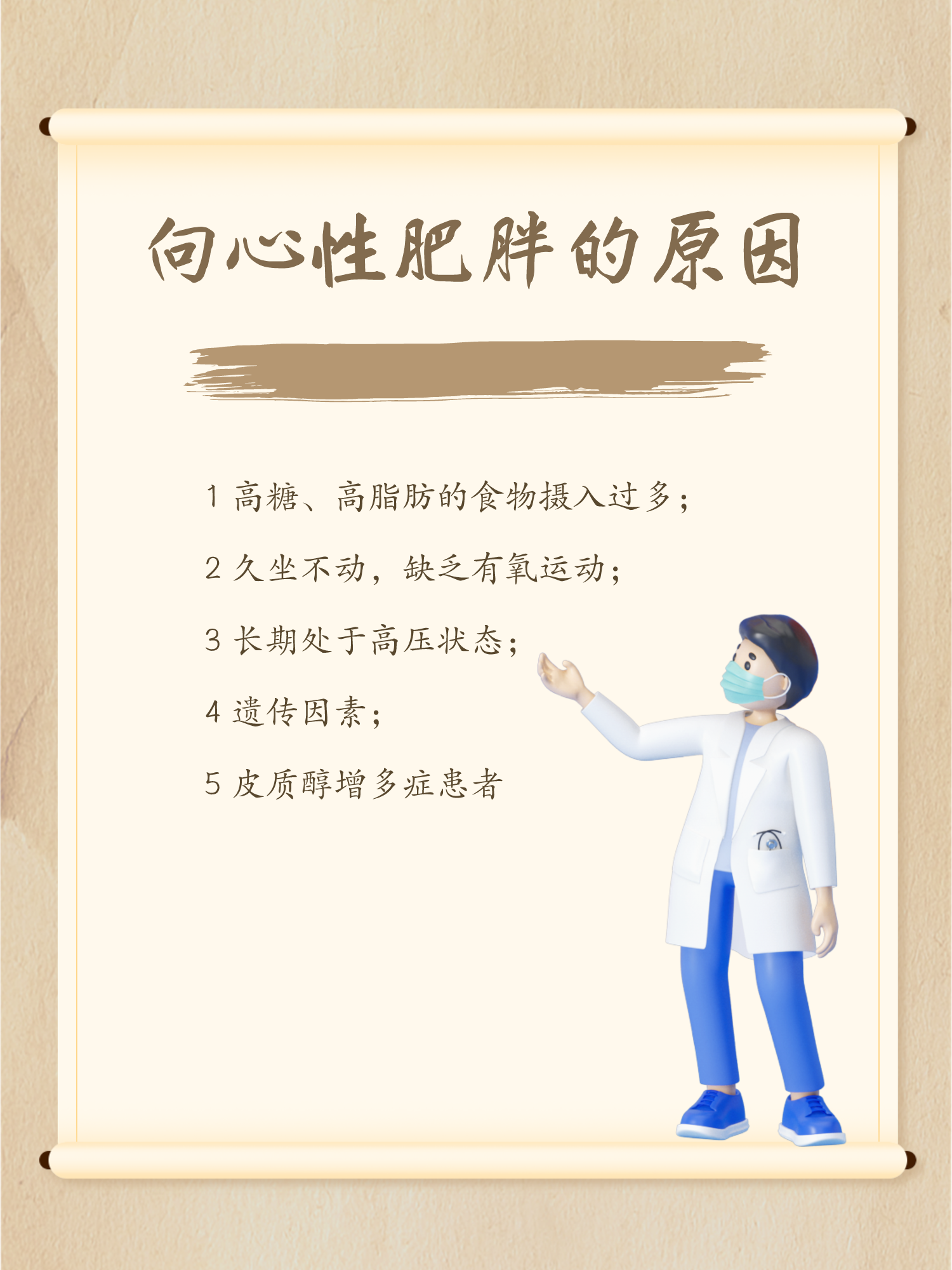 向心性肥胖大揭秘!可能是这个原因!