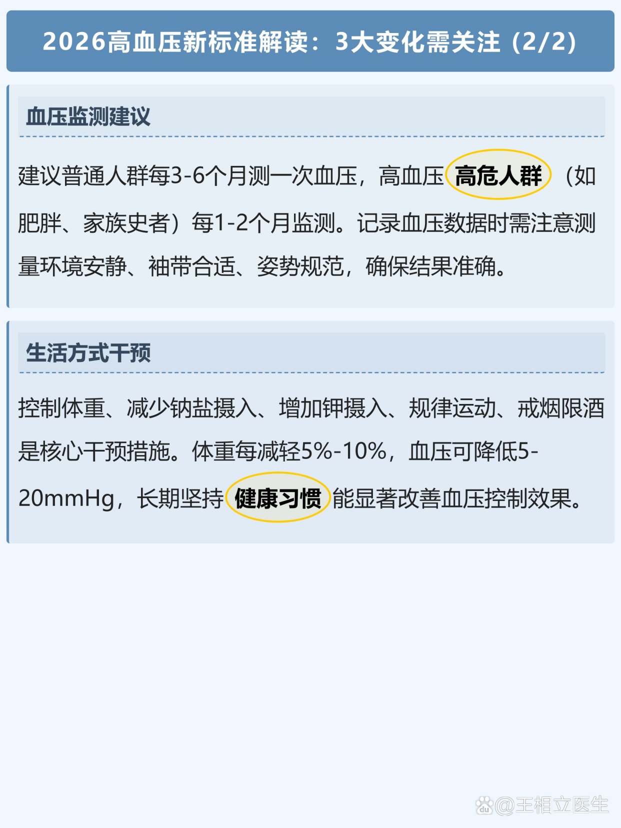 高血压标准新公布2026年