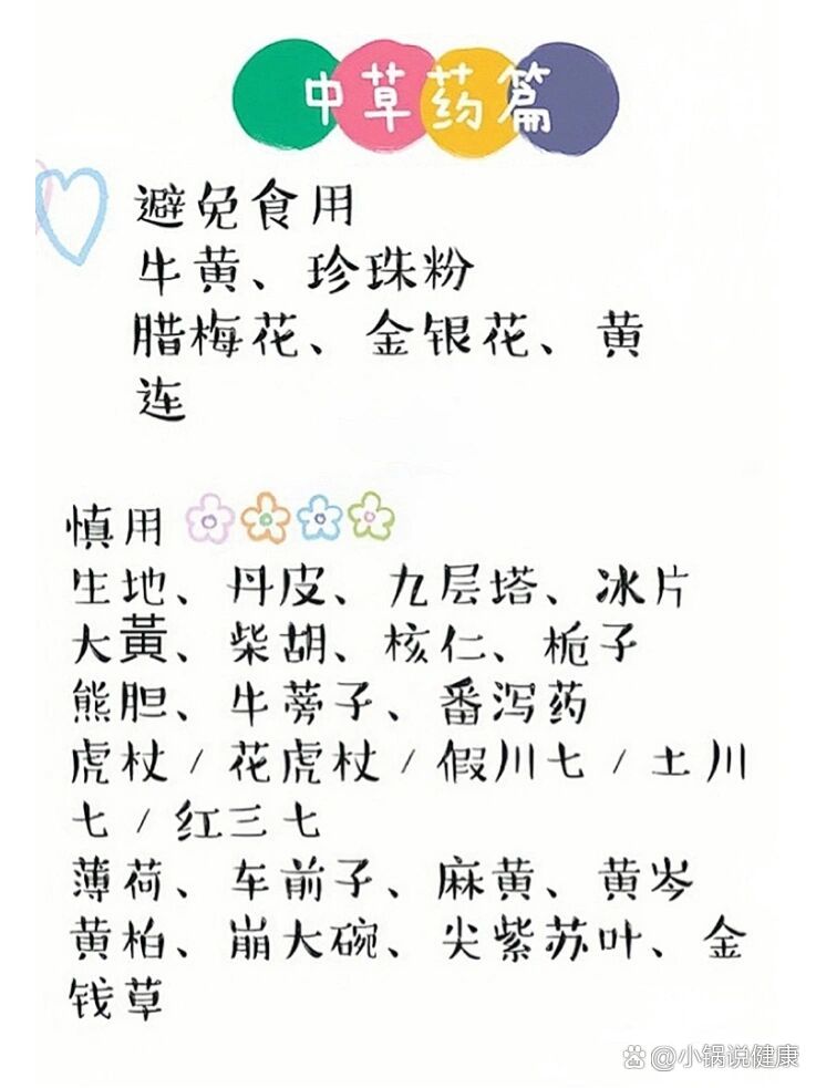 蚕豆病注意事项7215禁用&慎用6015