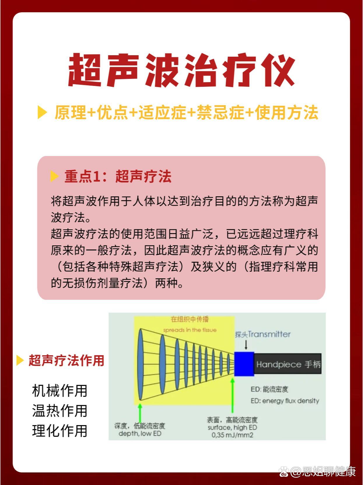 康复理疗看过来�1min读懂超声疗法超声波治疗仪是比较