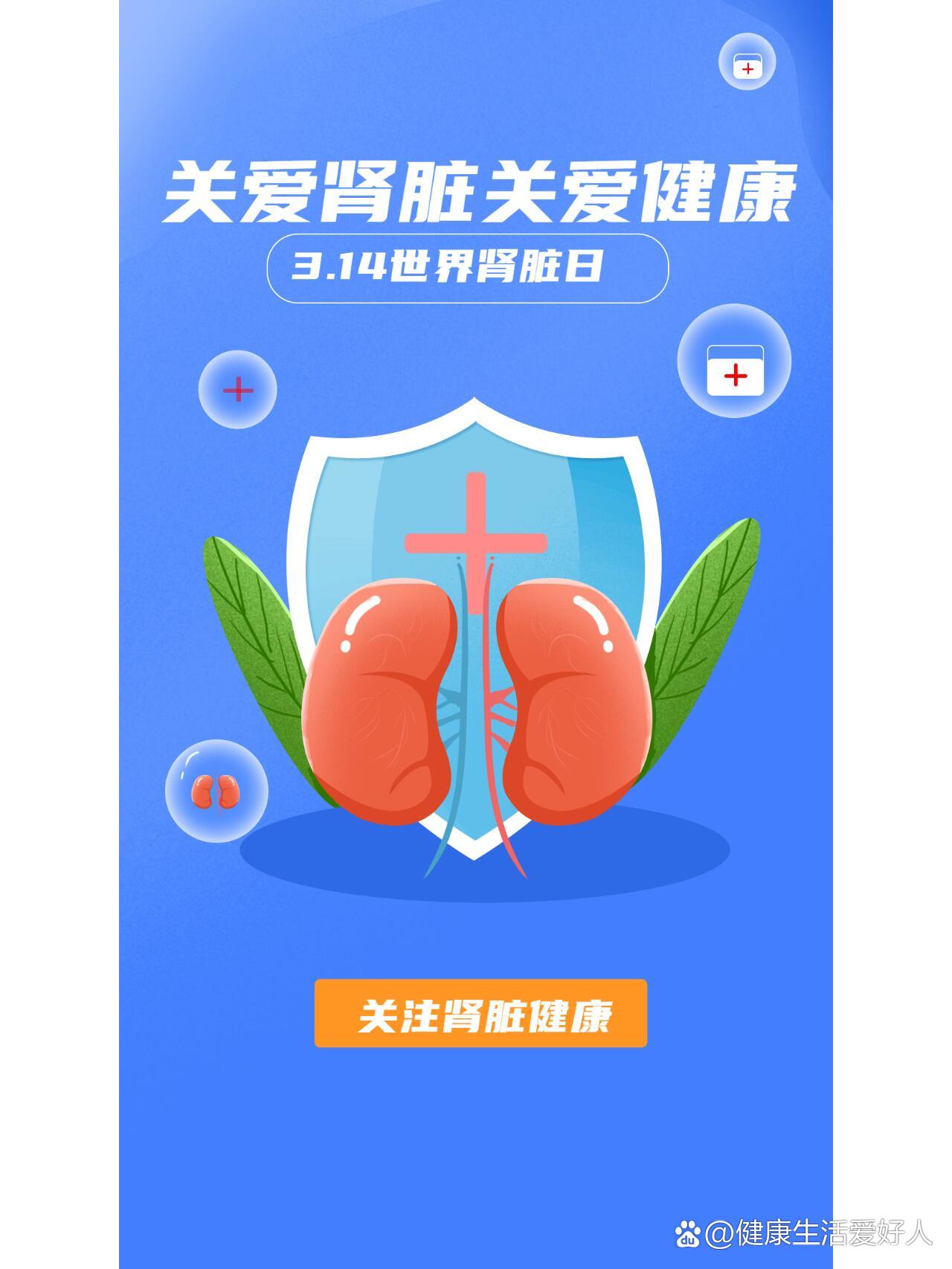 世界肾脏日海报分享丨可定制设计
