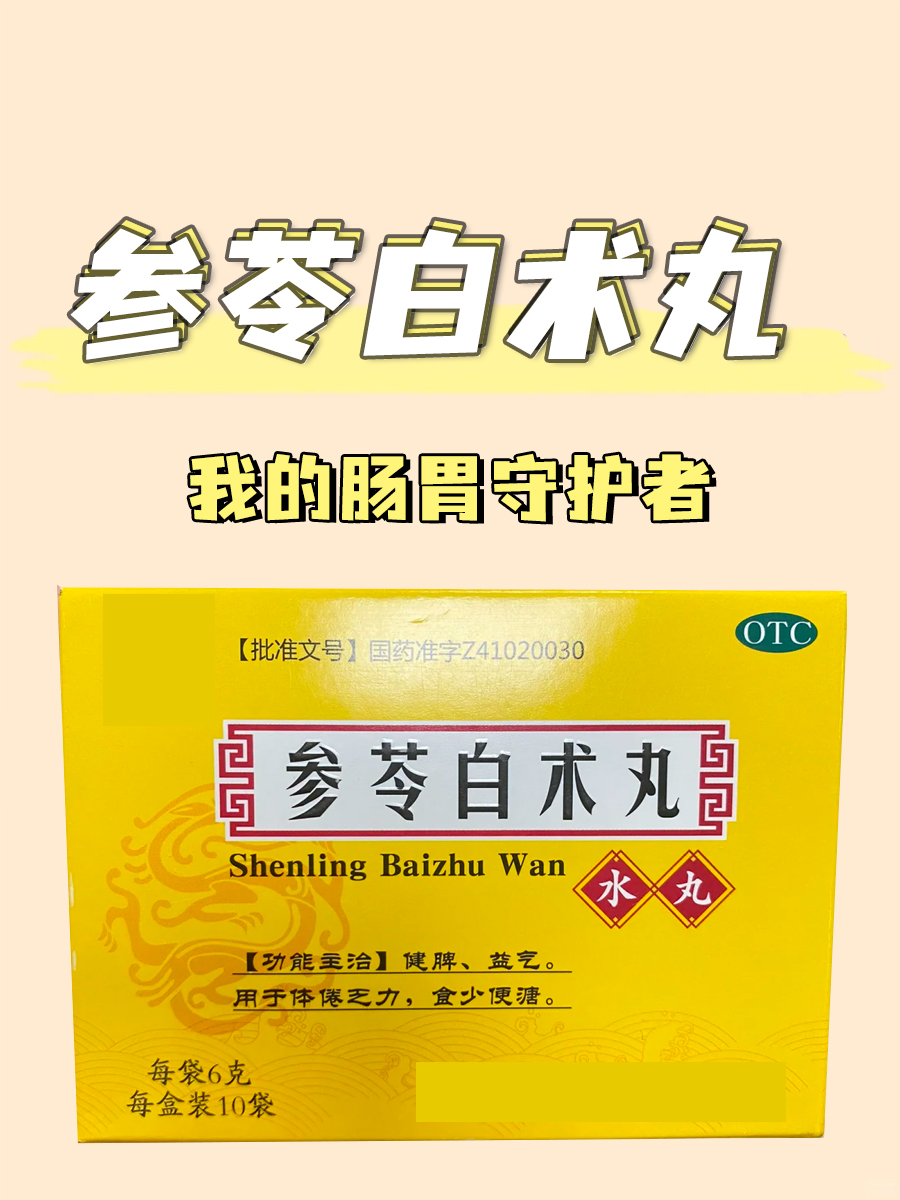 参苓白术丸:我的肠胃守护者