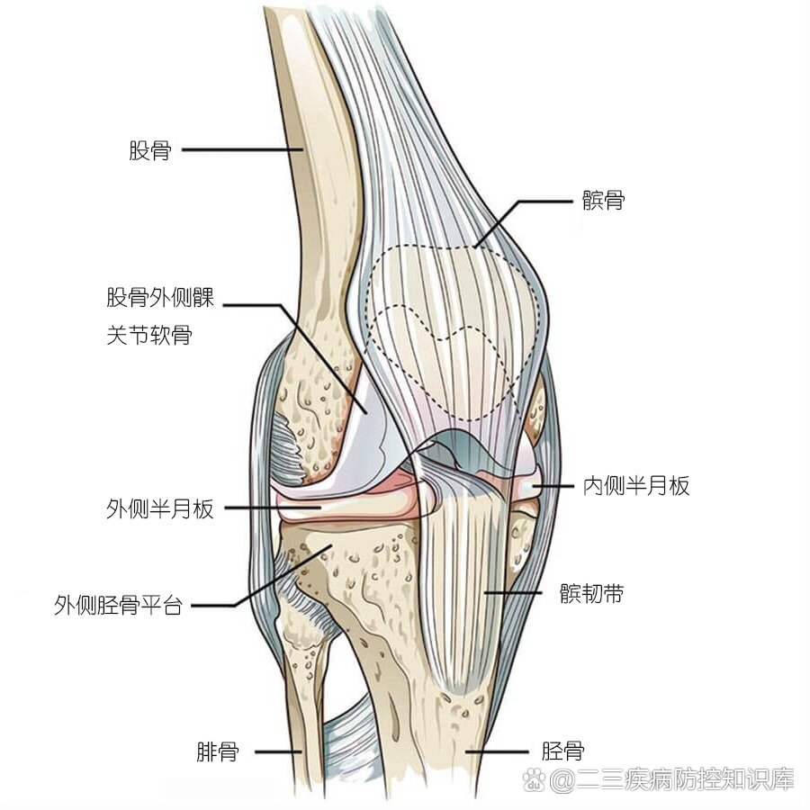 br 骨 组成膝关节的骨有四块