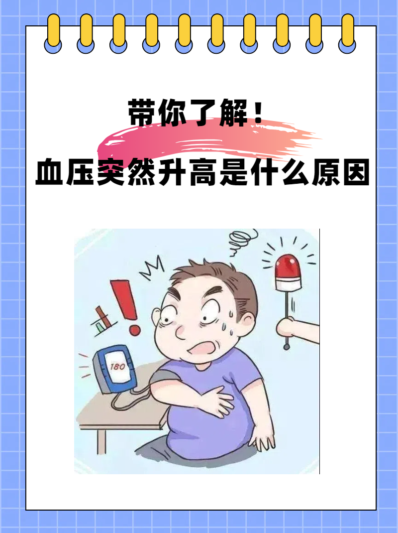 带你了解!血压突然升高是什么原因